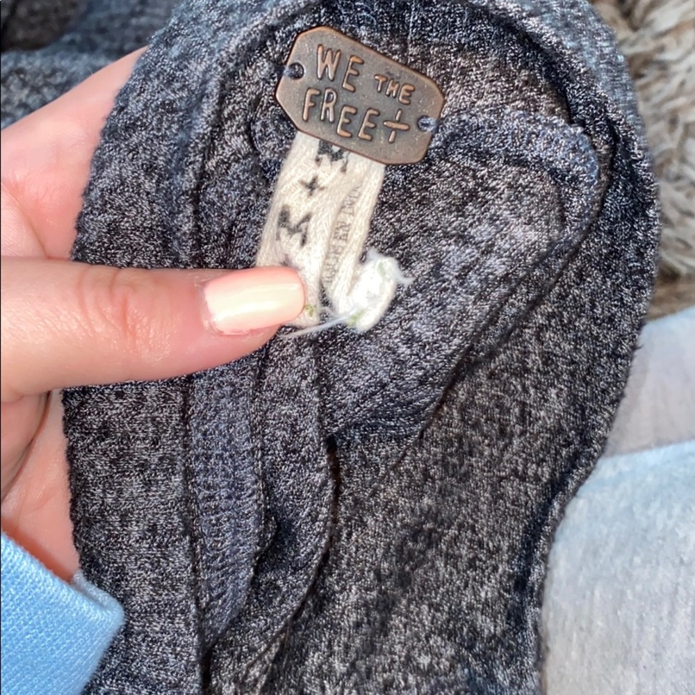 Grey free people long sleeve